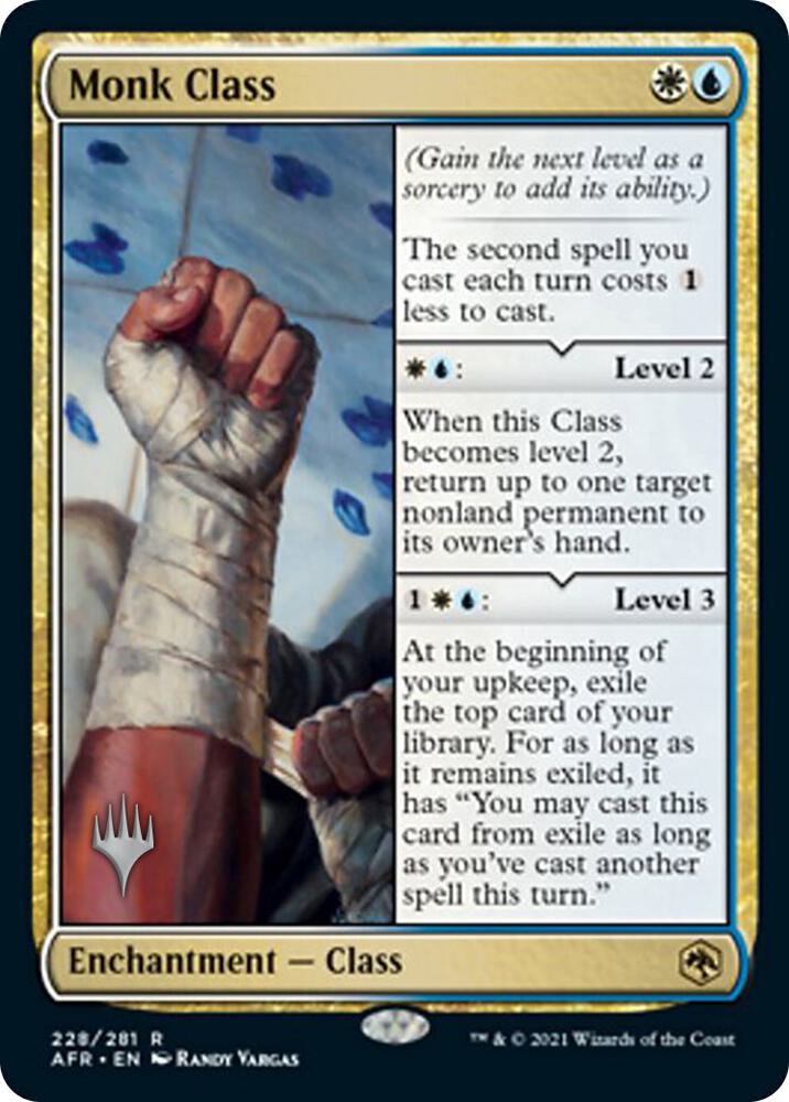 Monk Class 228 (Promo Pack: Adventures in the Forgotten Realms)  - Foil | Good Games Adelaide SA