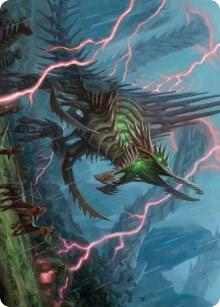 Etali Primal Sickness Art Card 32 (Art Series: March of the Machine)  | Good Games Adelaide SA