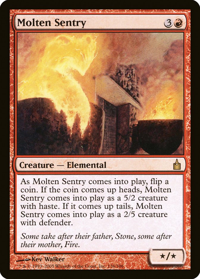 Molten Sentry 136/306 (Ravnica: City of Guilds)  | Good Games Adelaide SA