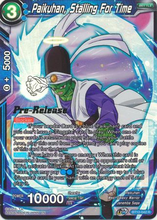 Paikuhan, Supporting His Comrades (BT12-044) [Vicious Rejuvenation Prerelease Promos] | Good Games Adelaide SA