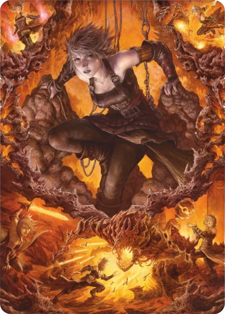 Nahiri Heir of the Ancients Art Card 4 81 4 (Art Series: Zendikar Rising)  | Good Games Adelaide SA