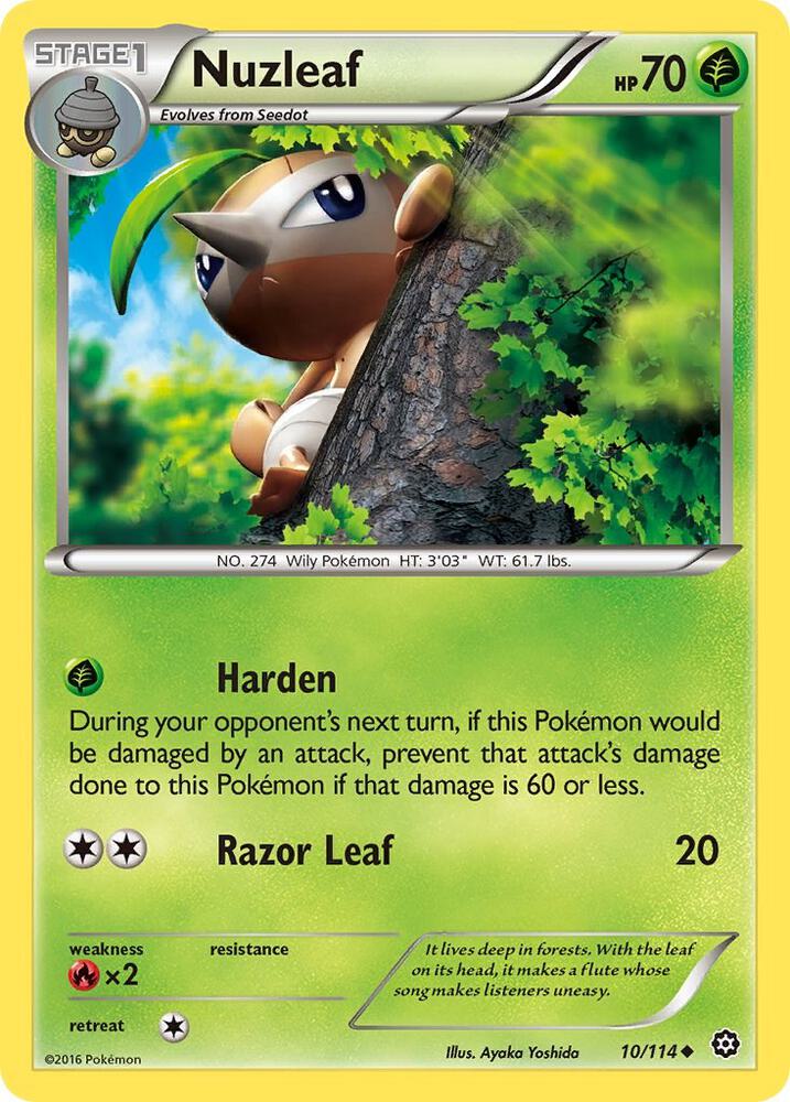 Nuzleaf 10/114 (XY - Steam Siege)  | Good Games Adelaide SA
