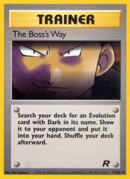 The Boss's Way (73/82) [Team Rocket Unlimited] | Good Games Adelaide SA