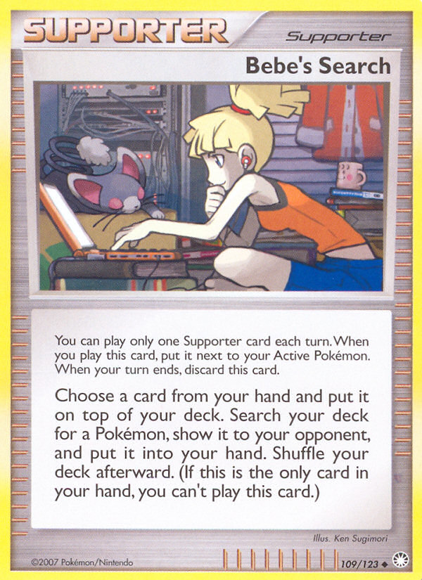 Bebe's Search (109/123) [Diamond & Pearl: Mysterious Treasures] | Good Games Adelaide SA