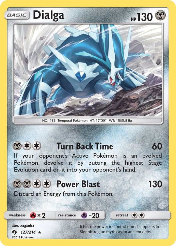 Dialga 127/214 (SM - Lost Thunder)  - Holofoil | Good Games Adelaide SA