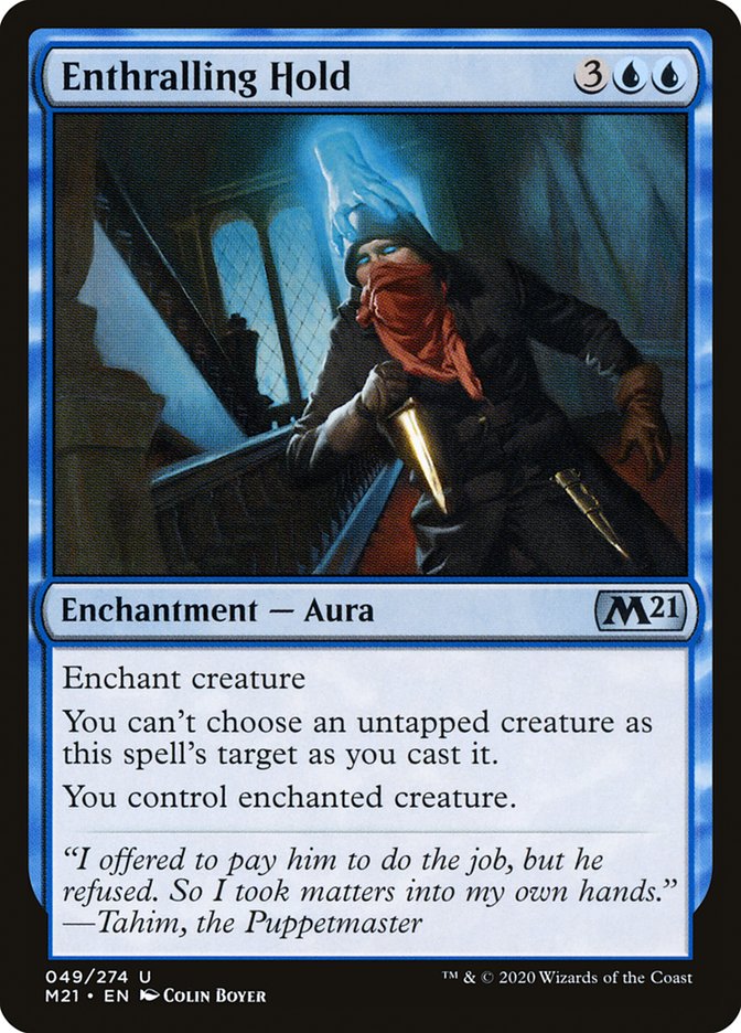 Enthralling Hold 49 (Core Set 2021)  - Foil | Good Games Adelaide SA