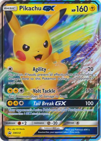 Pikachu GX (SM232) (Jumbo Card) [Sun & Moon: Black Star Promos] | Good Games Adelaide SA