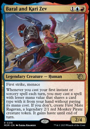 Baral and Kari Zev (Promo Pack) [March of the Machine Promos] | Good Games Adelaide SA