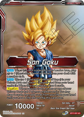 Son Goku // Son Goku, Pan, and Trunks, Space Adventurers (BT17-001) [Ultimate Squad Prerelease Promos] | Good Games Adelaide SA