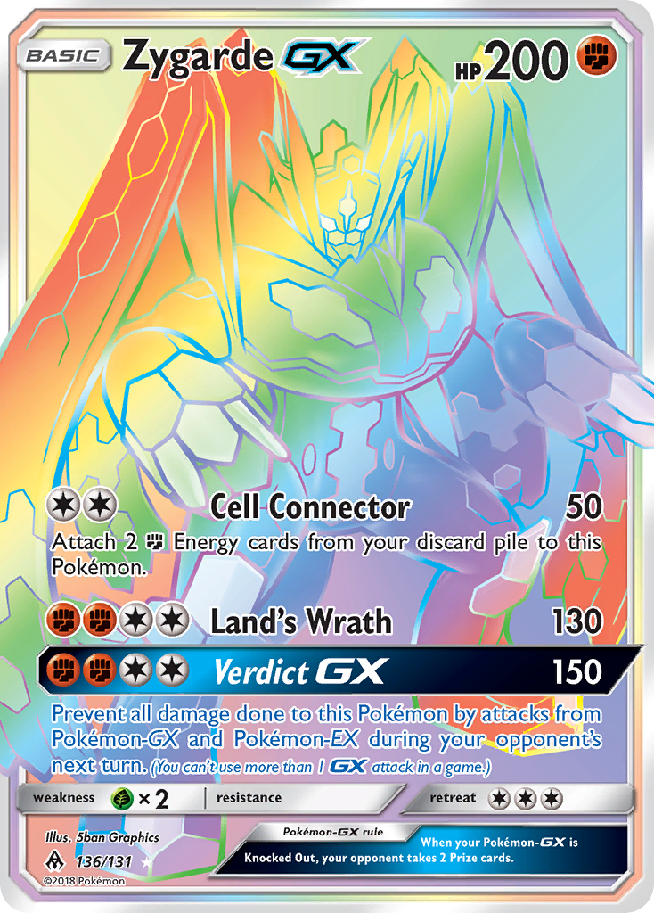 Zygarde GX (136/131) [Sun & Moon: Forbidden Light] | Good Games Adelaide SA