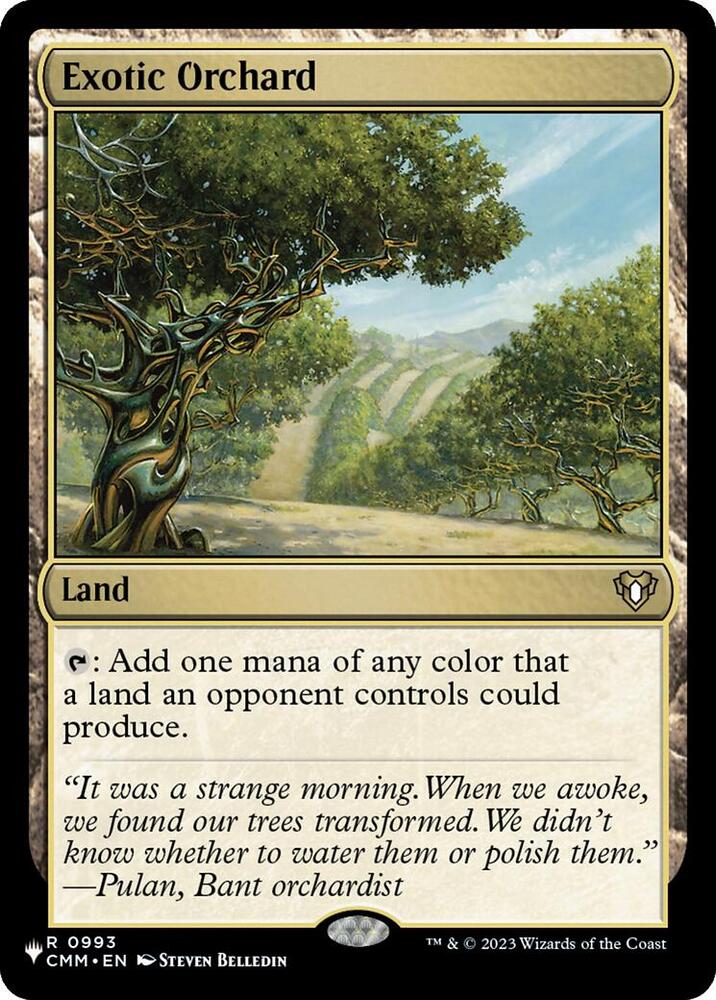 Exotic Orchard CMM 0993 (The List Reprints)  | Good Games Adelaide SA