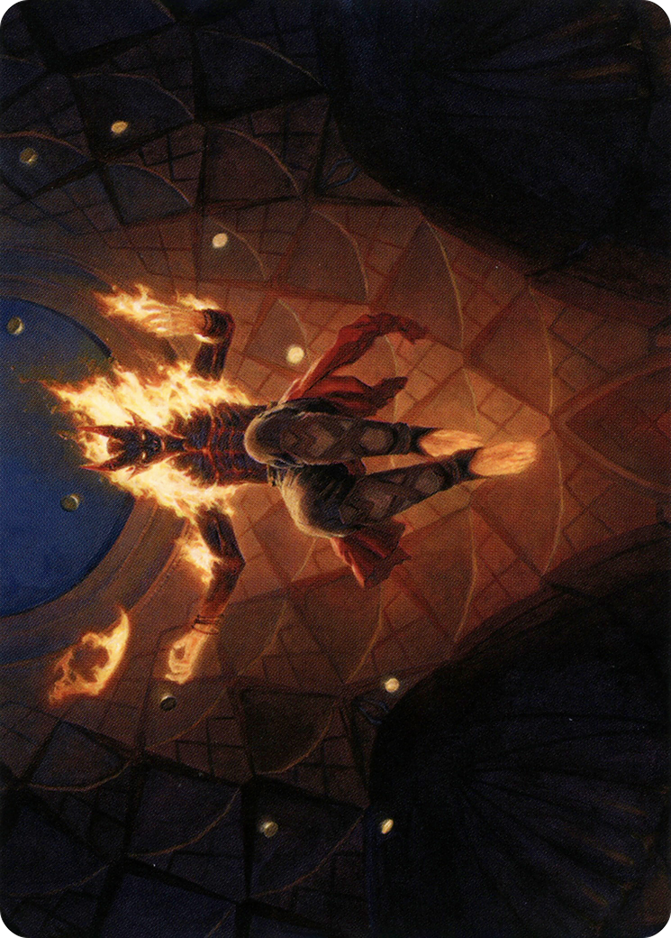 Yusri, Fortune's Flame Art Card [Modern Horizons 2 Art Series] | Good Games Adelaide SA