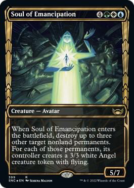 Soul of Emancipation Gilded Foil 399 (Streets of New Capenna)  - Foil | Good Games Adelaide SA