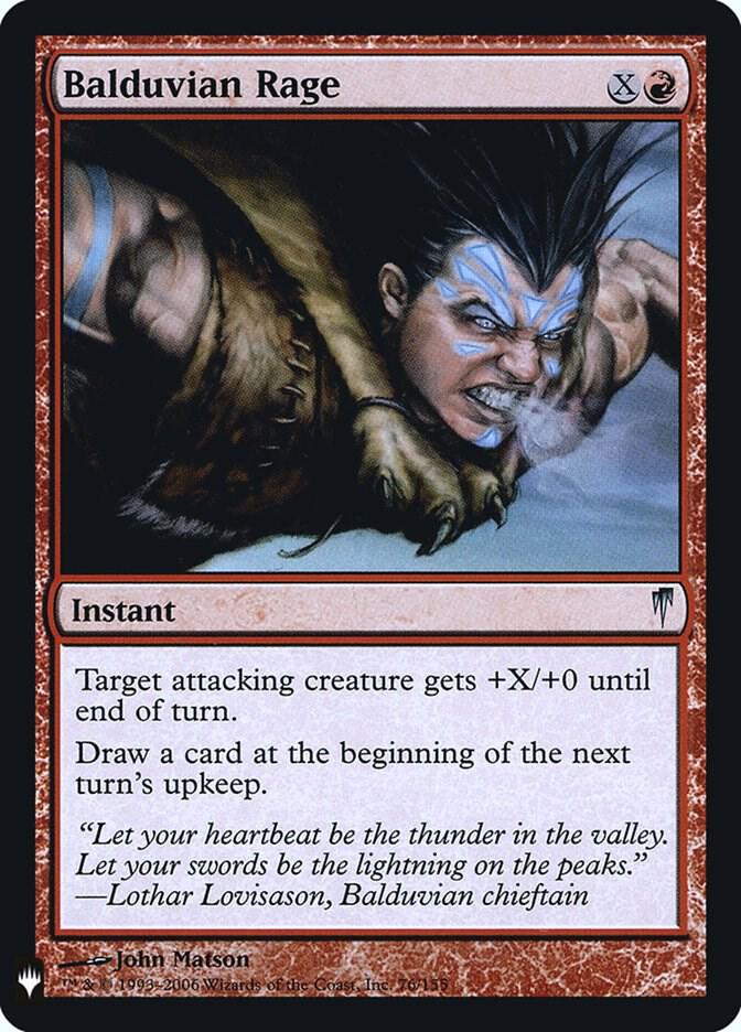 Balduvian Rage 76 (The List Reprints)  - Foil | Good Games Adelaide SA