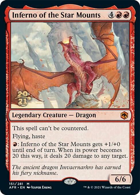 Inferno of the Star Mounts 151 (Prerelease Cards)  - Foil | Good Games Adelaide SA