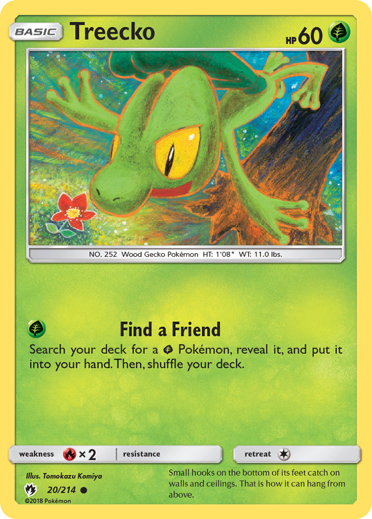 Treecko (20/214) [Sun & Moon: Lost Thunder] | Good Games Adelaide SA