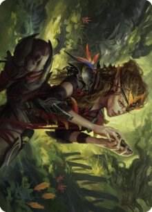 Meria Scholar of Antiquity Art Card 50 (Art Series: Dominaria United)  | Good Games Adelaide SA