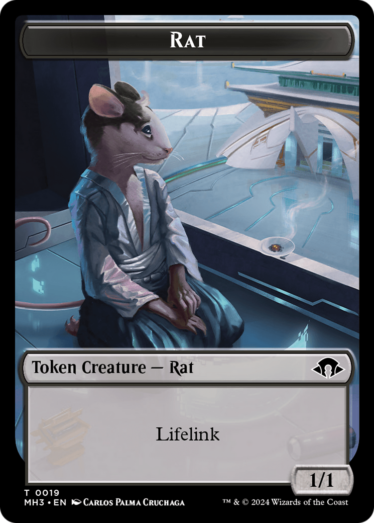 Phyrexian Germ // Rat Double-Sided Token [Modern Horizons 3 Tokens] | Good Games Adelaide SA