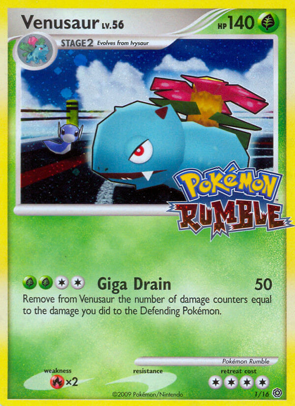 Venusaur (1/16) [Pokémon Rumble] | Good Games Adelaide SA