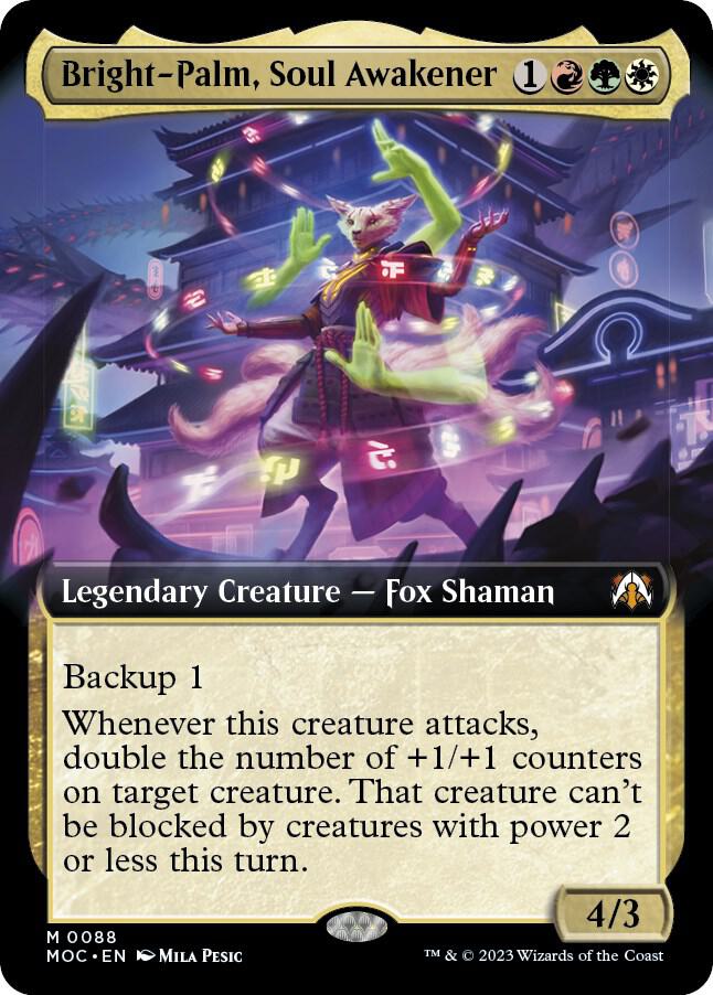 Bright-Palm, Soul Awakener 88 (Commander: March of the Machine)  - Extended Art | Good Games Adelaide SA