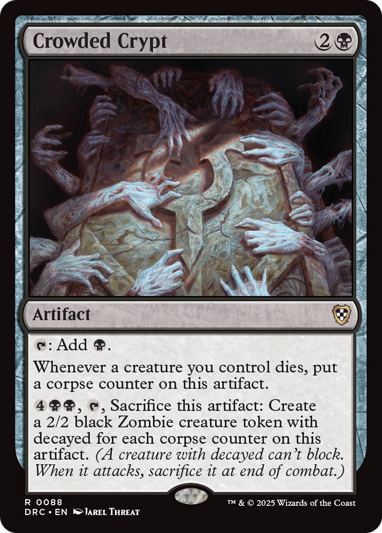 Crowded Crypt [Aetherdrift Commander] | Good Games Adelaide SA