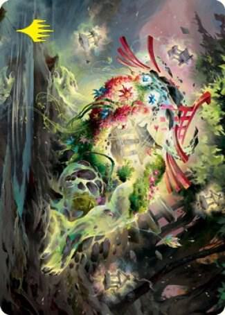 Go Shintai of Lifes Origin Art Card Gold Stamped Signature 26 (Art Series: Kamigawa: Neon Dynasty)  | Good Games Adelaide SA