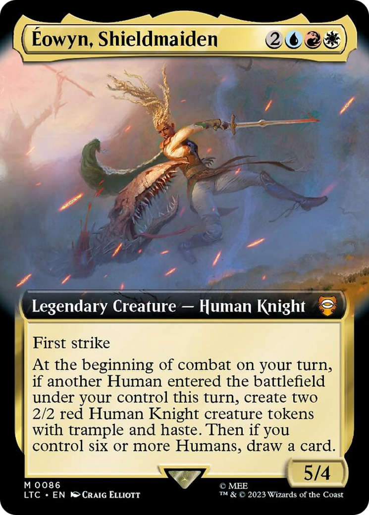Eowyn, Shieldmaiden (Extended Art) [The Lord of the Rings: Tales of Middle-Earth Commander] | Good Games Adelaide SA