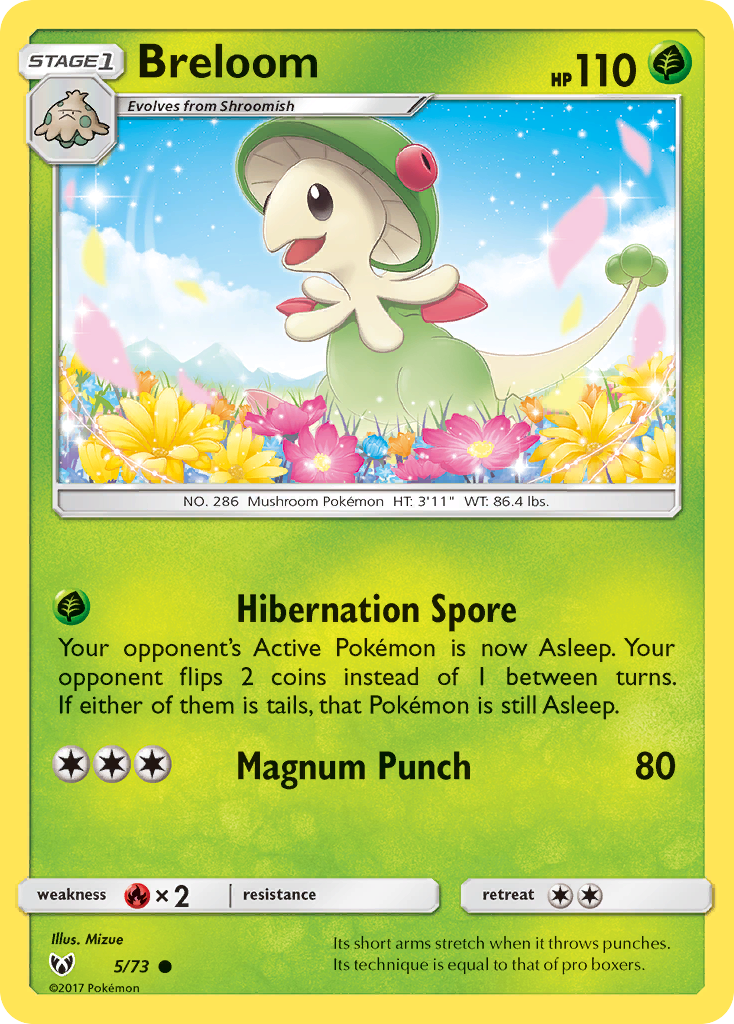 Breloom (5/73) [Sun & Moon: Shining Legends] | Good Games Adelaide SA