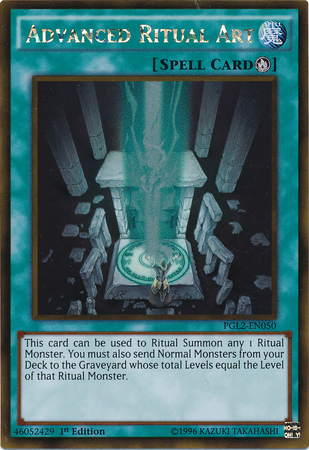Advanced Ritual Art [PGL2-EN050] Gold Rare | Good Games Adelaide SA
