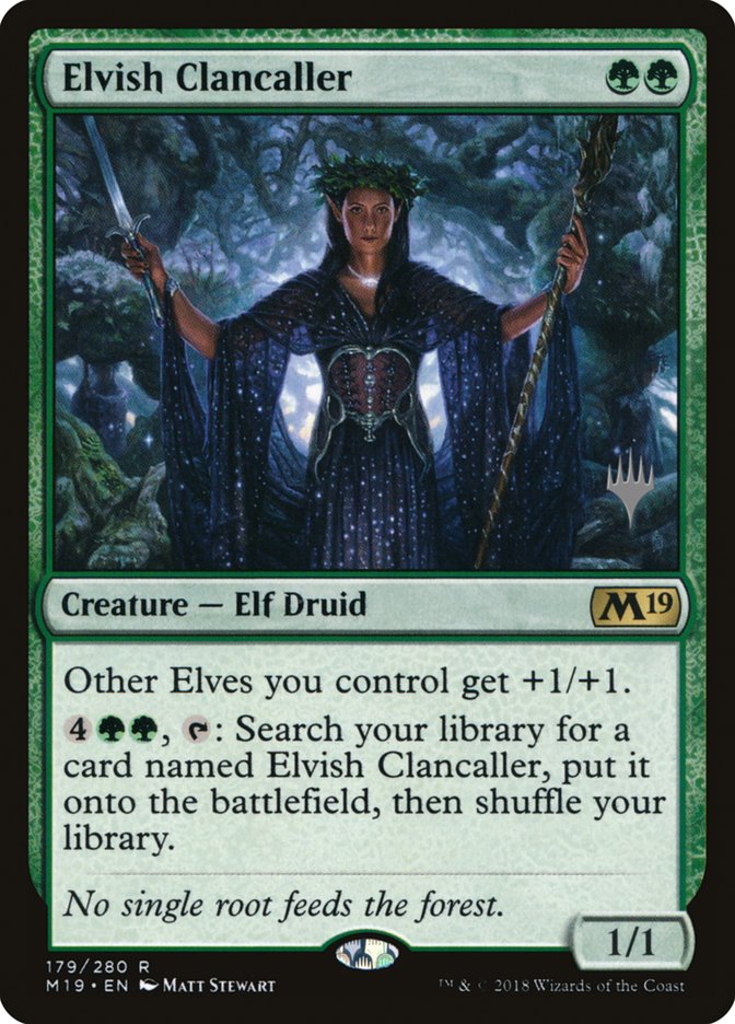 Elvish Clancaller [Core Set 2019 Promos] | Good Games Adelaide SA
