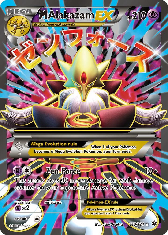 M Alakazam EX Full Art 118/124 (XY - Fates Collide)  - Holofoil | Good Games Adelaide SA