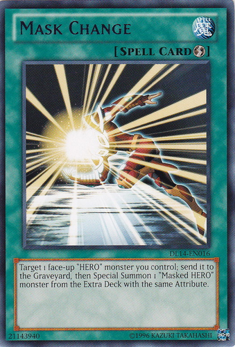 Mask Change (Blue) [DL14-EN016] Rare | Good Games Adelaide SA