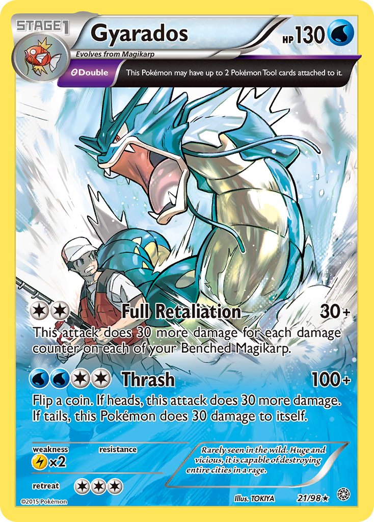 Gyarados (21/98) (Cosmos Holo) (Theme Deck Exclusive) [XY: Ancient Origins] | Good Games Adelaide SA