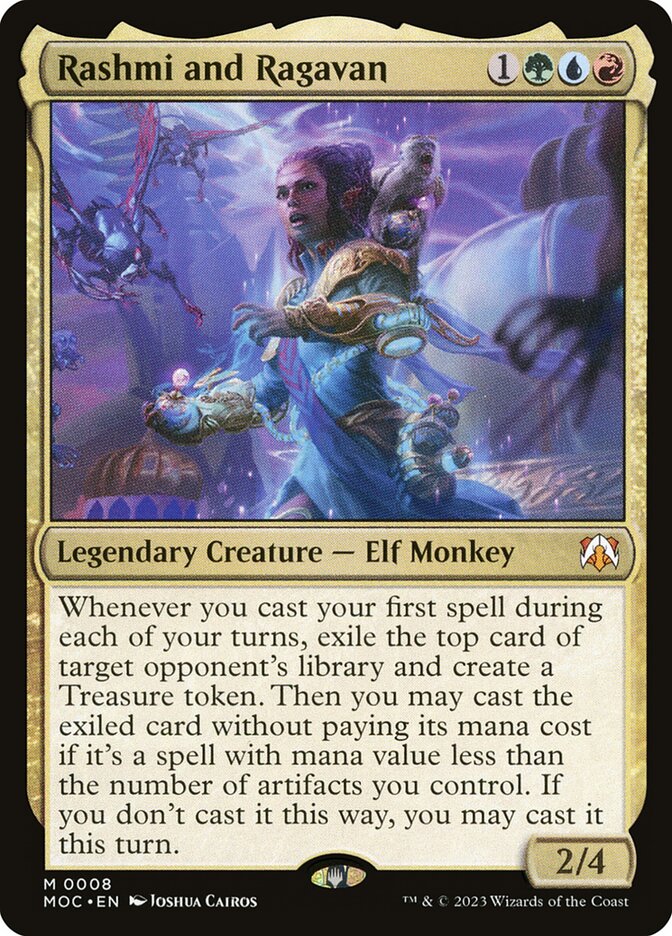 Rashmi and Ragavan 8 (Commander: March of the Machine)  - Foil | Good Games Adelaide SA