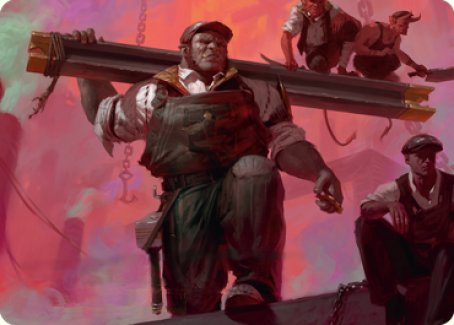 The Beamtown Bullies Art Card [Streets of New Capenna Art Series] | Good Games Adelaide SA