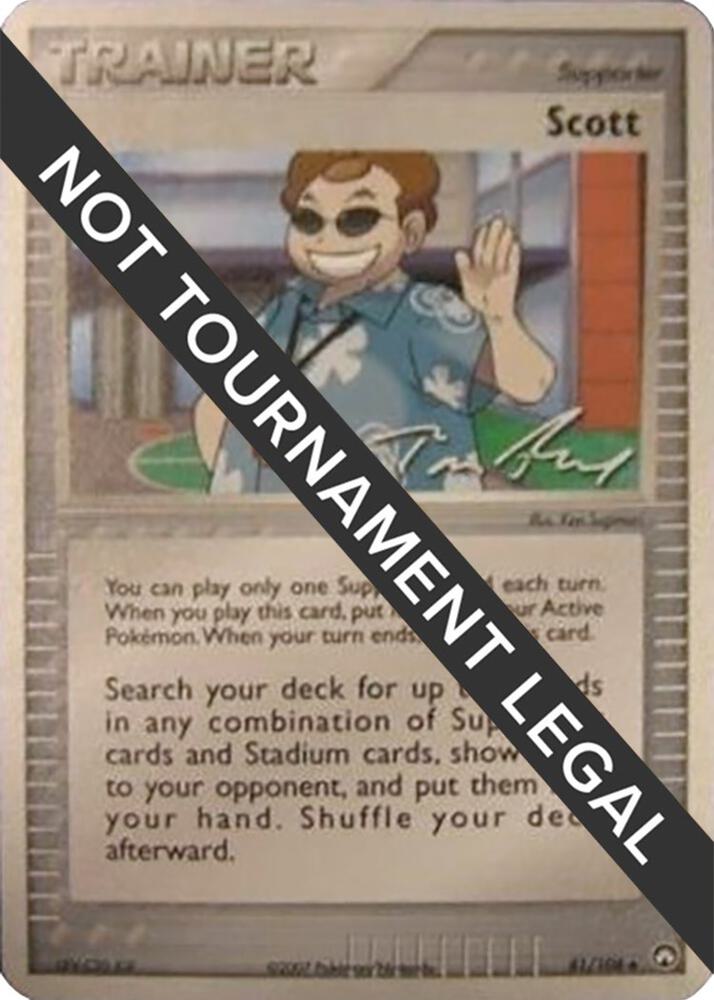 Scott 2007 Tom Roos 81/108 (World Championship Decks)  | Good Games Adelaide SA