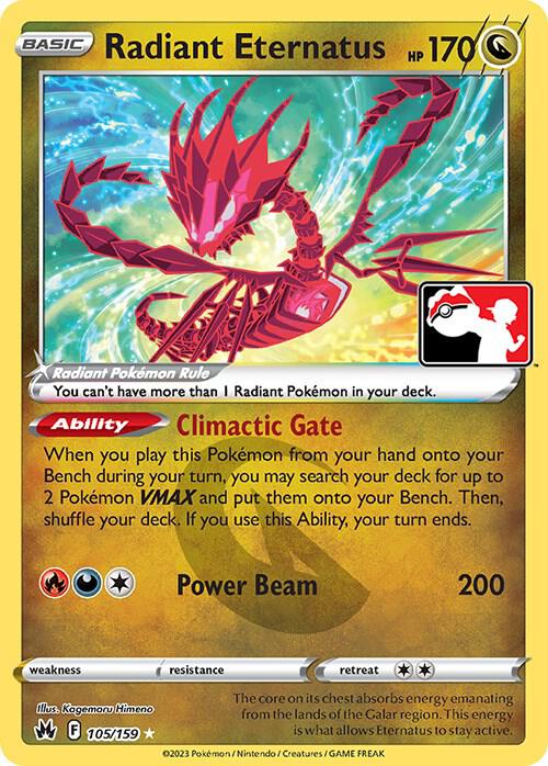 Radiant Eternatus Series 3 105/159 (Prize Pack Series Cards)  - Holofoil | Good Games Adelaide SA