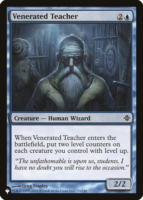 Venerated Teacher 93/248 (The List Reprints)  | Good Games Adelaide SA