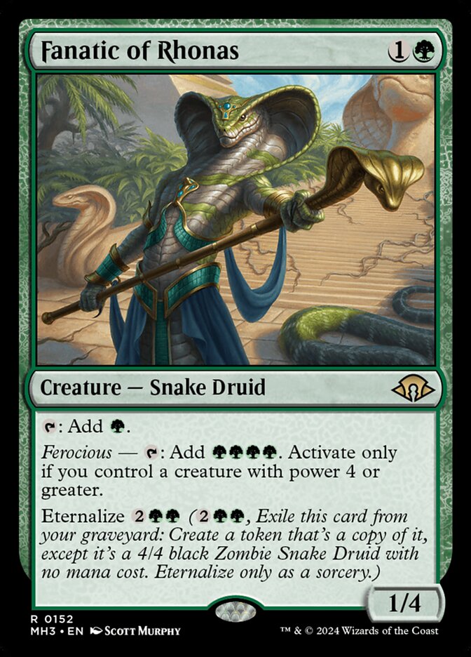 Fanatic of Rhonas 152 (Modern Horizons 3)  - Foil | Good Games Adelaide SA