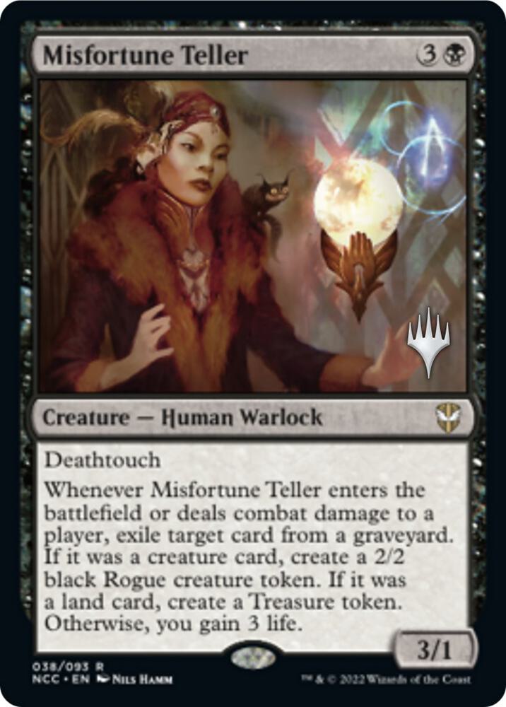 Misfortune Teller 38 (Promo Pack: Streets of New Capenna)  - Foil | Good Games Adelaide SA