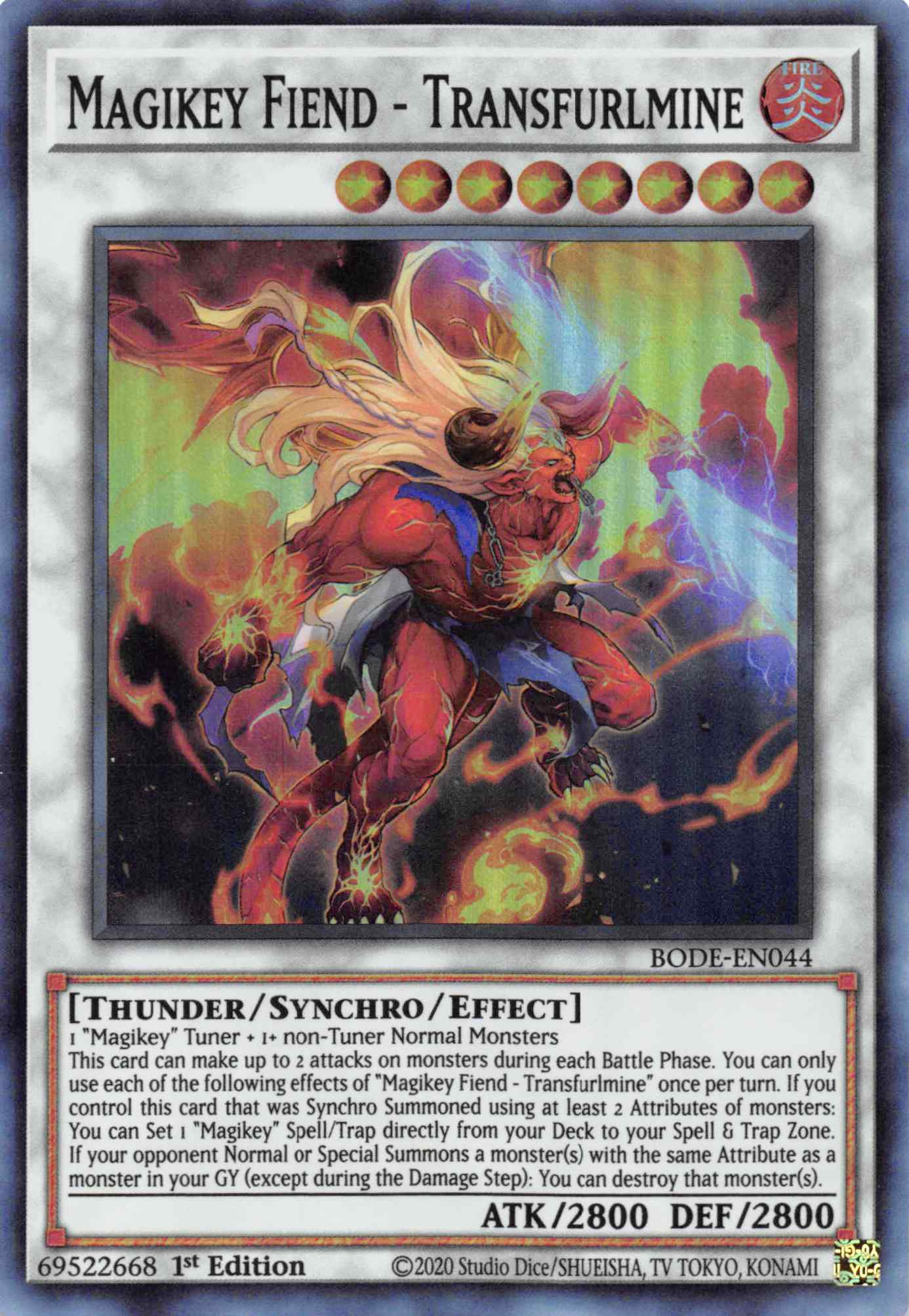 Magikey Fiend - Transfurlmine [BODE-EN044] Super Rare | Good Games Adelaide SA