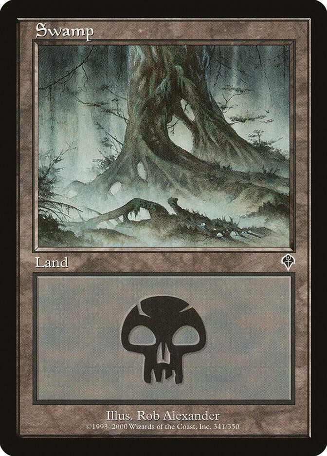 Swamp 341 (Invasion)  - Foil | Good Games Adelaide SA