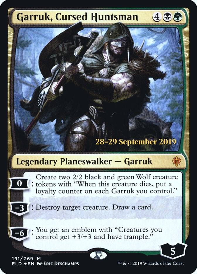Garruk Cursed Huntsman 191 (Prerelease Cards)  - Foil | Good Games Adelaide SA
