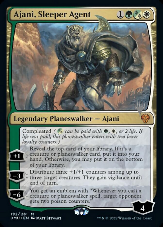 Ajani, Sleeper Agent (Promo Pack) [Dominaria United Promos] | Good Games Adelaide SA