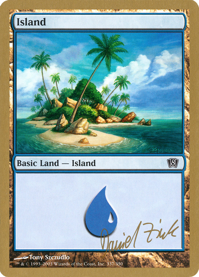 Island (dz337) (Daniel Zink) [World Championship Decks 2003] | Good Games Adelaide SA