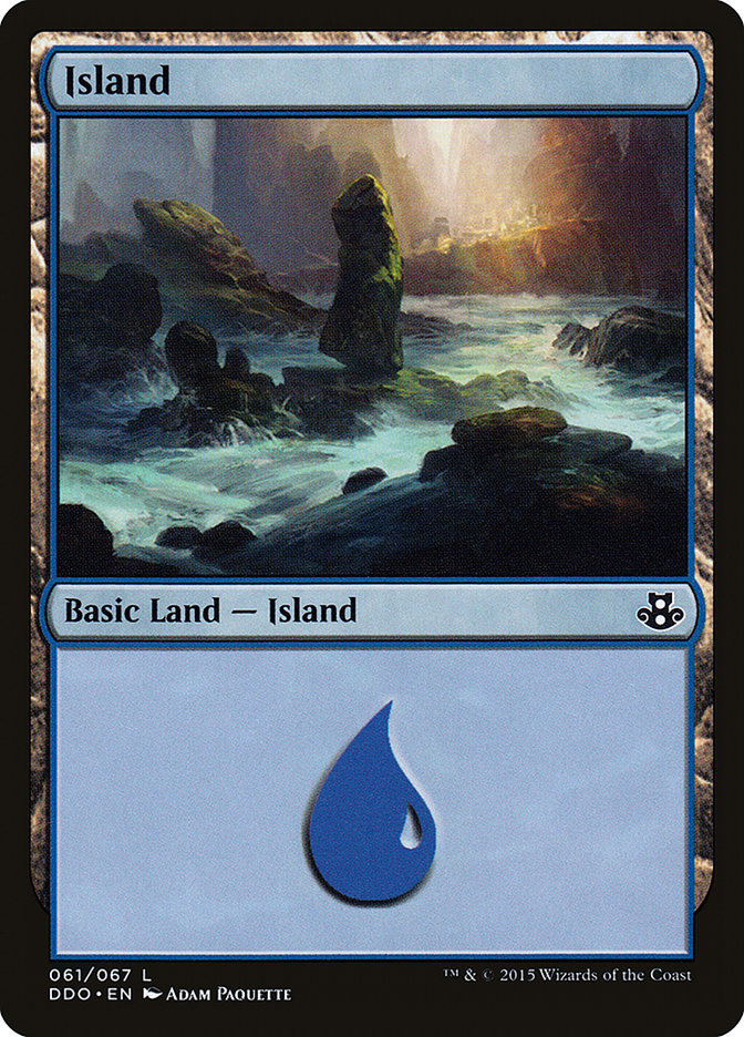 Island (61) [Duel Decks: Elspeth vs. Kiora] | Good Games Adelaide SA