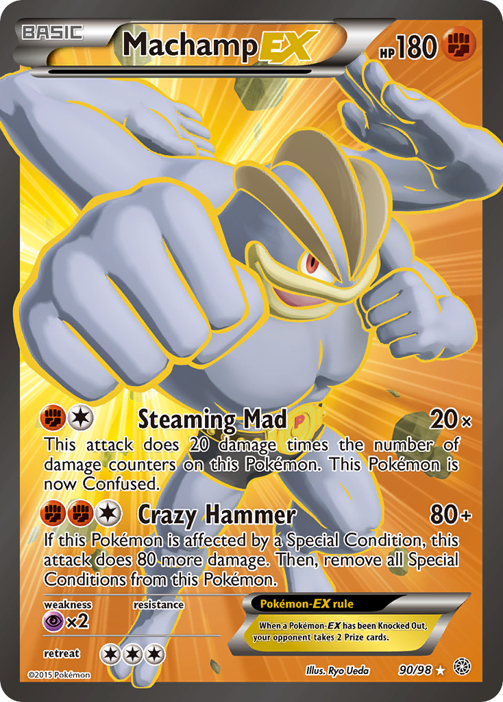 Machamp EX (90/98) [XY: Ancient Origins] | Good Games Adelaide SA