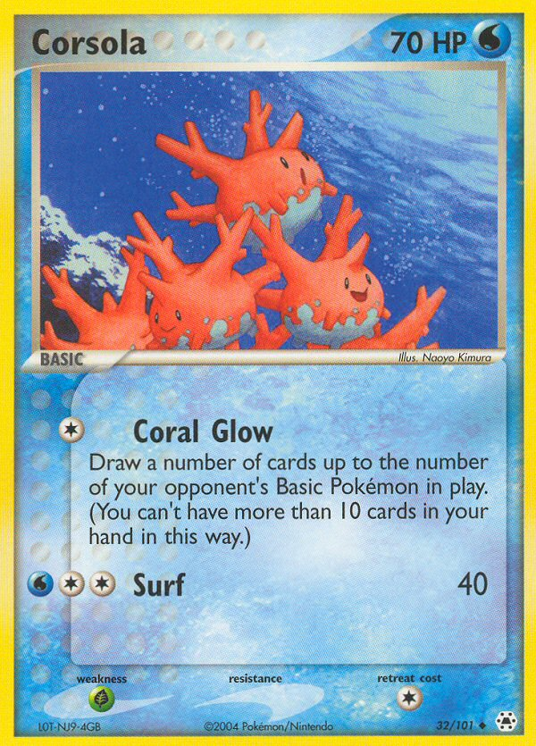 Corsola (32/101) [EX: Hidden Legends] | Good Games Adelaide SA