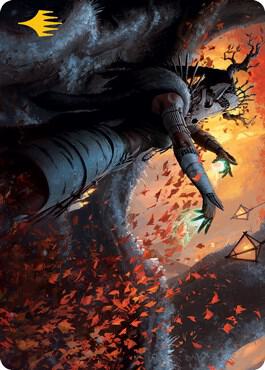 Dawnhart Rejuvenator Art Card Gold Stamped Signature 49 (Art Series: Innistrad: Midnight Hunt)  | Good Games Adelaide SA