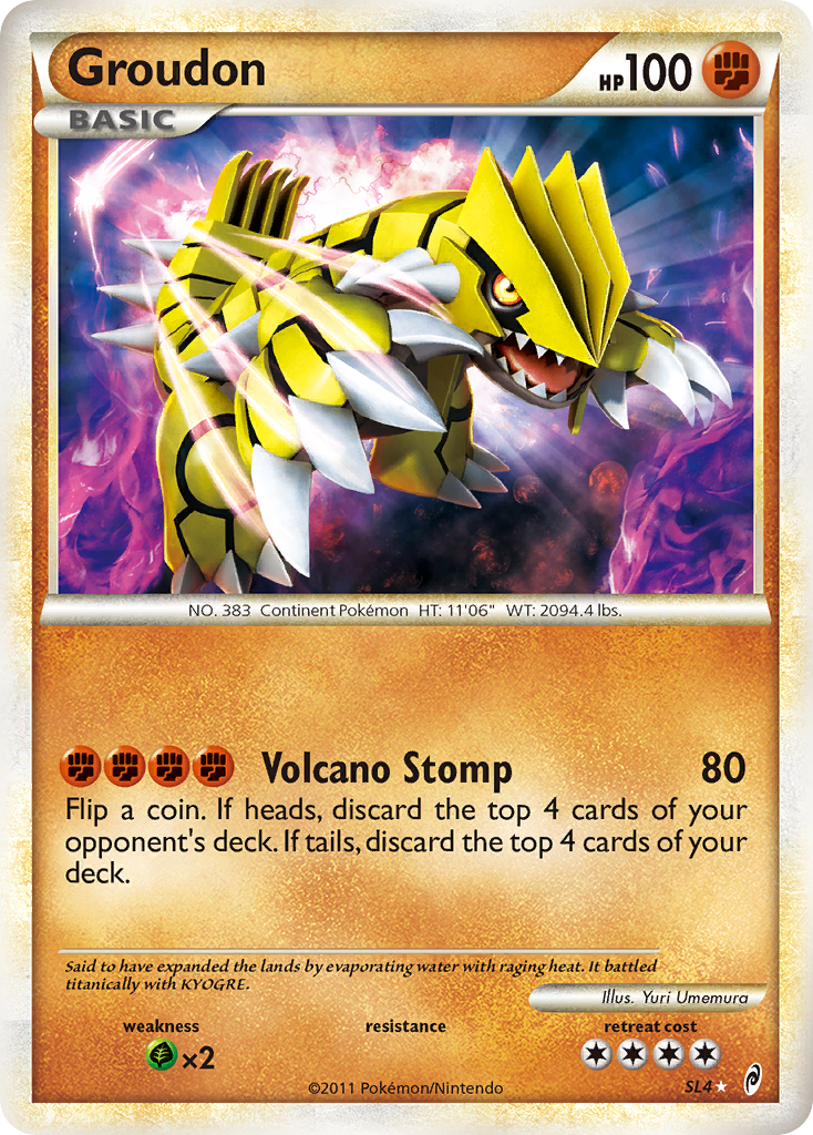 Groudon (SL4) [HeartGold & SoulSilver: Call of Legends] | Good Games Adelaide SA